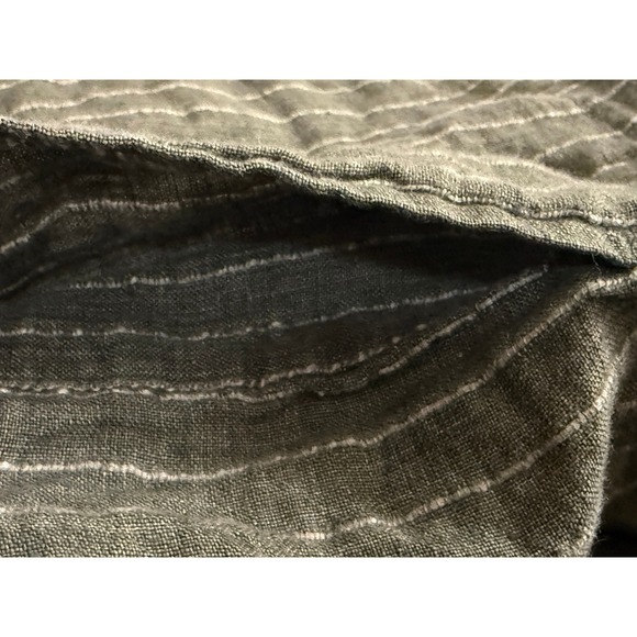 PureJill Linen Stripe Tunic Shirt Button Front Long Sleeve Women's XS - Picture 4 of 8